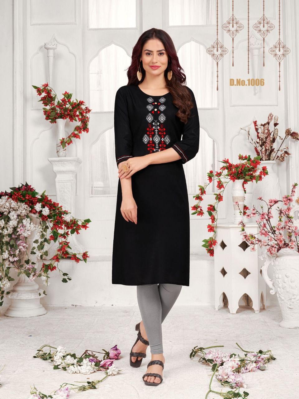 B2 Princess 1 Fancy Designer Ethnic Wear Rayon Embroidery Kurti Collection